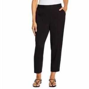 Jessica Simpson Black Viscose Pull On Straight Leg Pants S